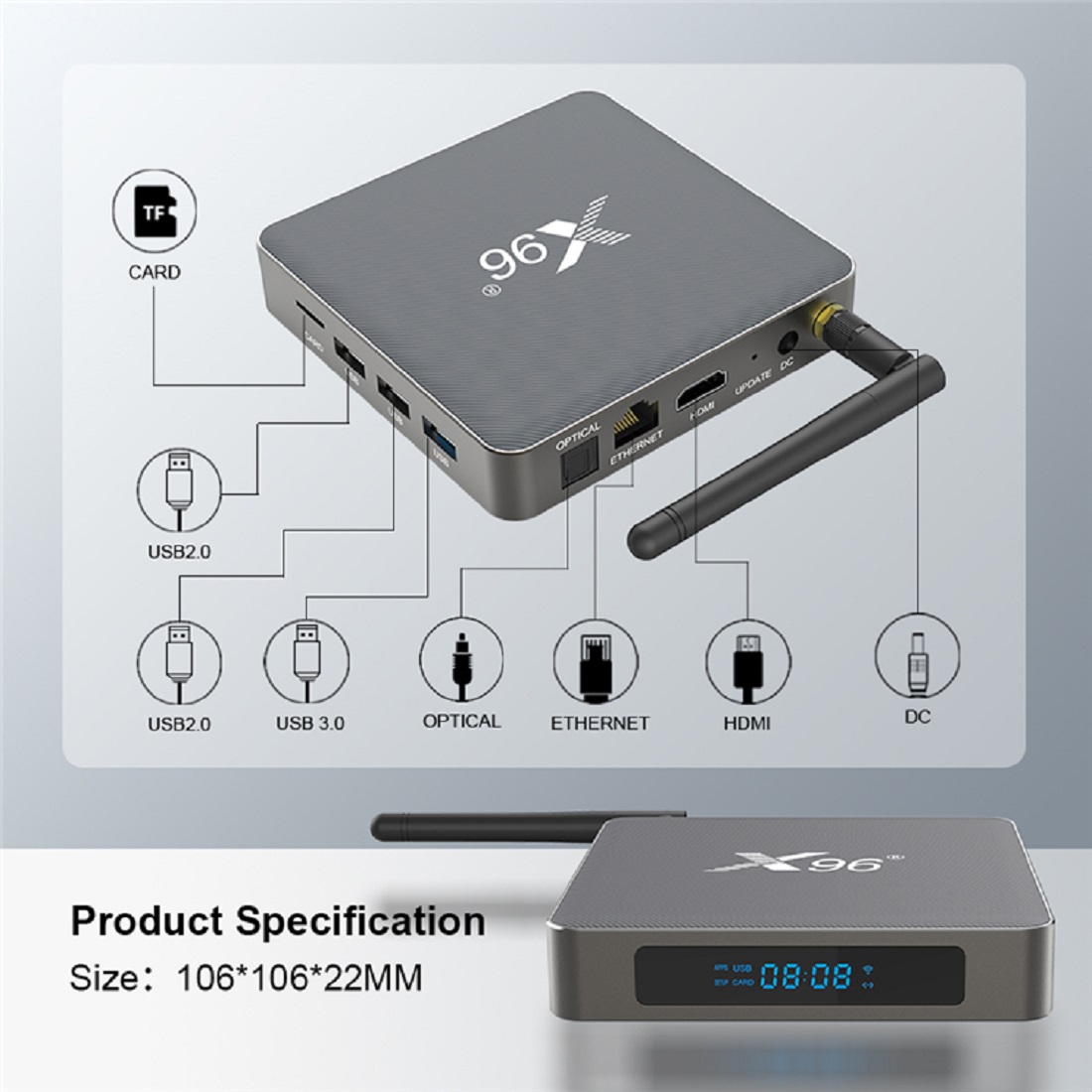 X4 amlogic s905x4. TV Box x96 Mini. Smart Box x96. TT TV Box x96.