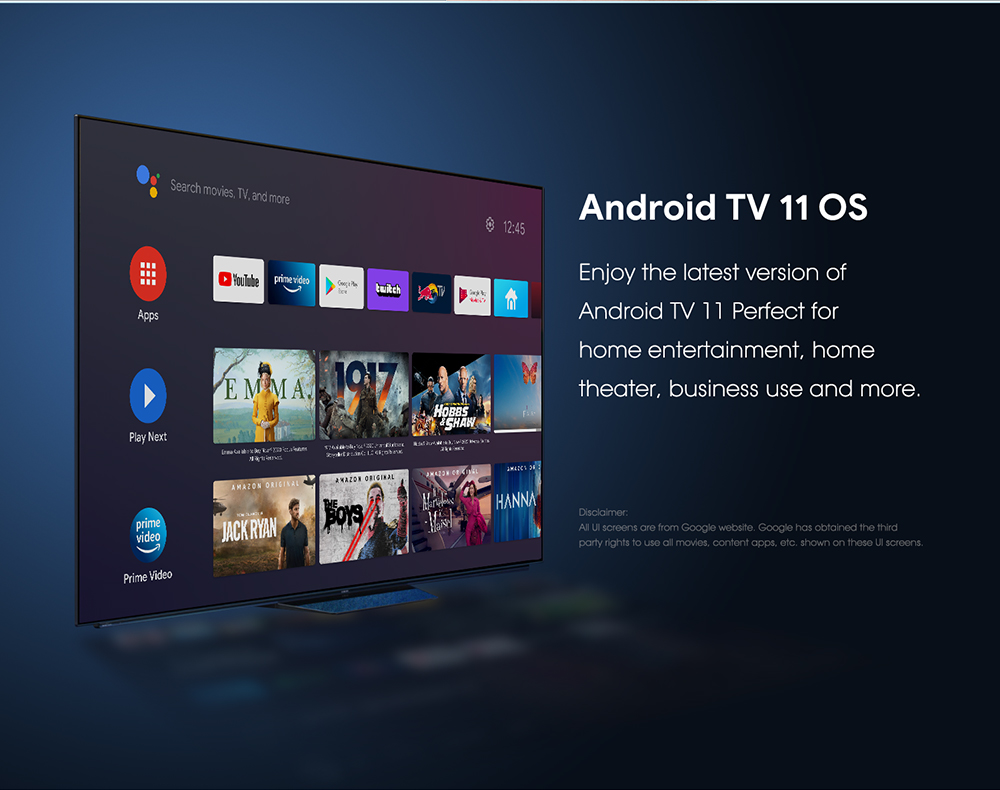 Mecool Google Certifiés Android 11 TVBOX KM7 2GB 16GB Amlogic S905Y4 Double WiFi 4K Fiche Technique Et Prix Au Maroc