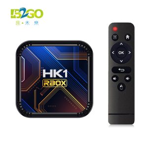 OEM Customize HK1 Rbox K8S Android 13.0 TV Box with Rockchip RK3528 Support 8K Video Decoding Dual Band Wifi